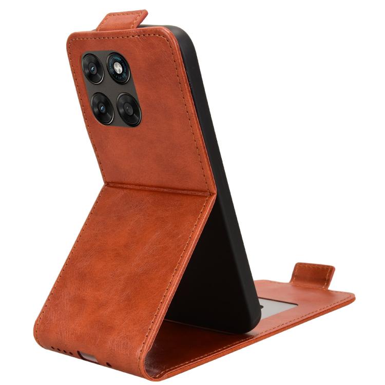 For Motorola Moto G67 5G / G77 5G Magnetic Vertical Flip Leather Phone Case with Buckle