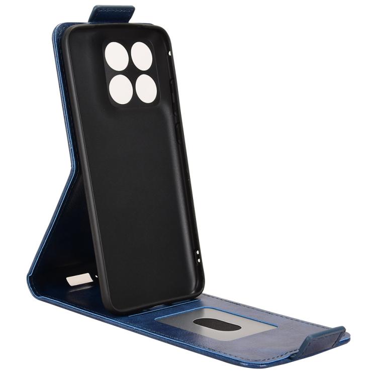 For Motorola Edge 70 Fusion Magnetic Vertical Flip Leather Phone Case with Buckle