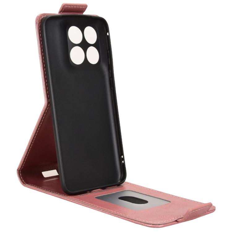For Motorola Edge 70 Fusion Magnetic Vertical Flip Leather Phone Case with Buckle