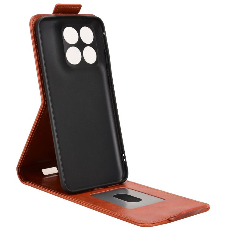For Motorola Edge 70 Fusion Magnetic Vertical Flip Leather Phone Case with Buckle