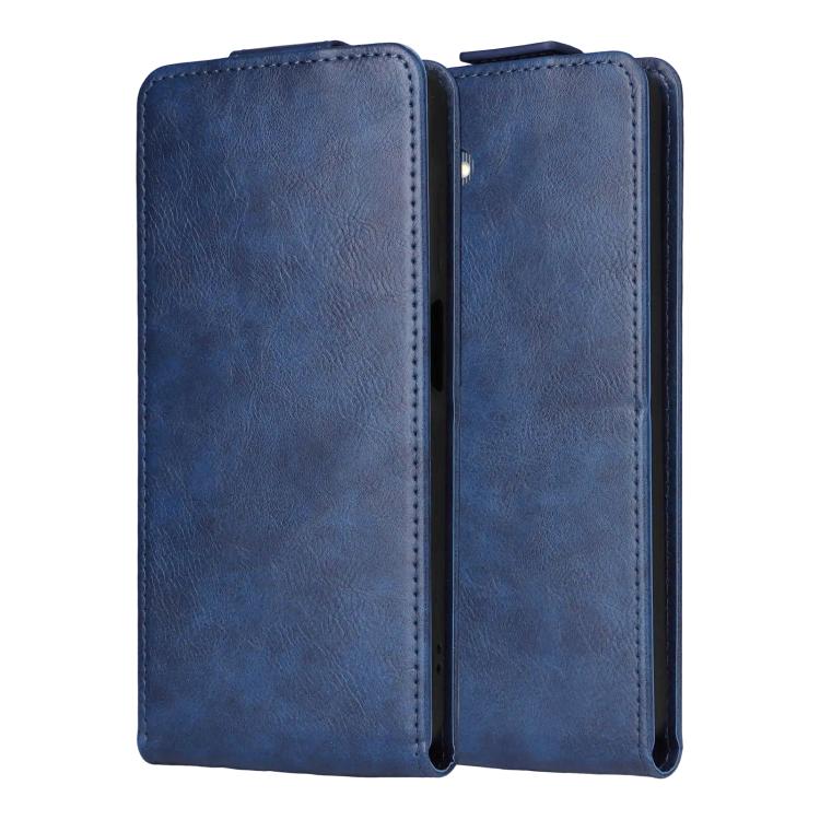 For Samsung Galaxy A06 5G / 4G Magnetic Vertical Flip Leather Phone Case with Buckle
