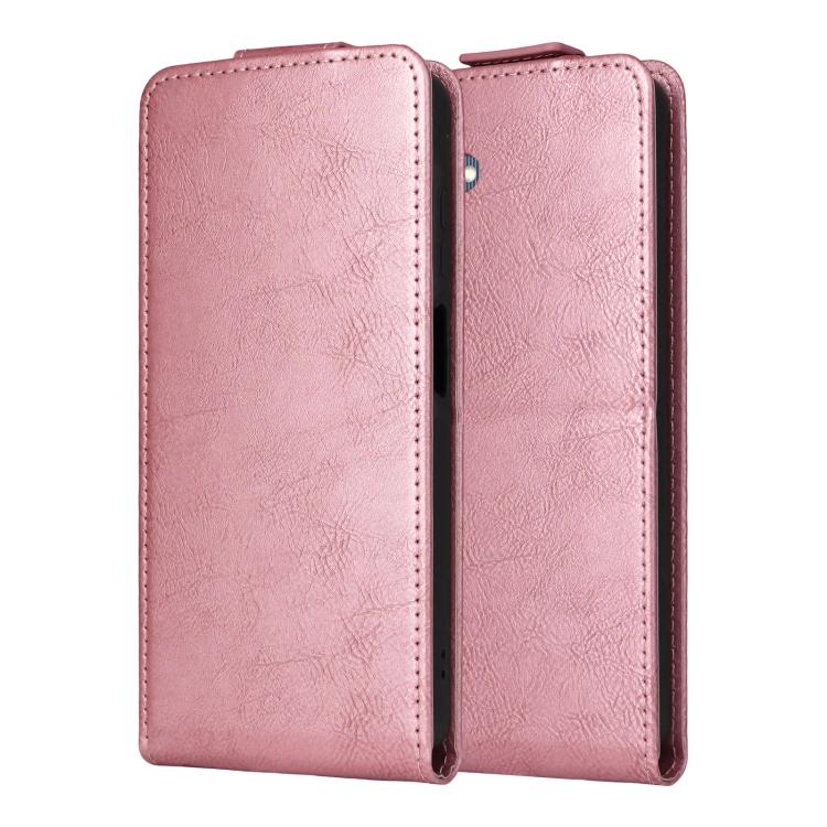 For Samsung Galaxy A06 5G / 4G Magnetic Vertical Flip Leather Phone Case with Buckle