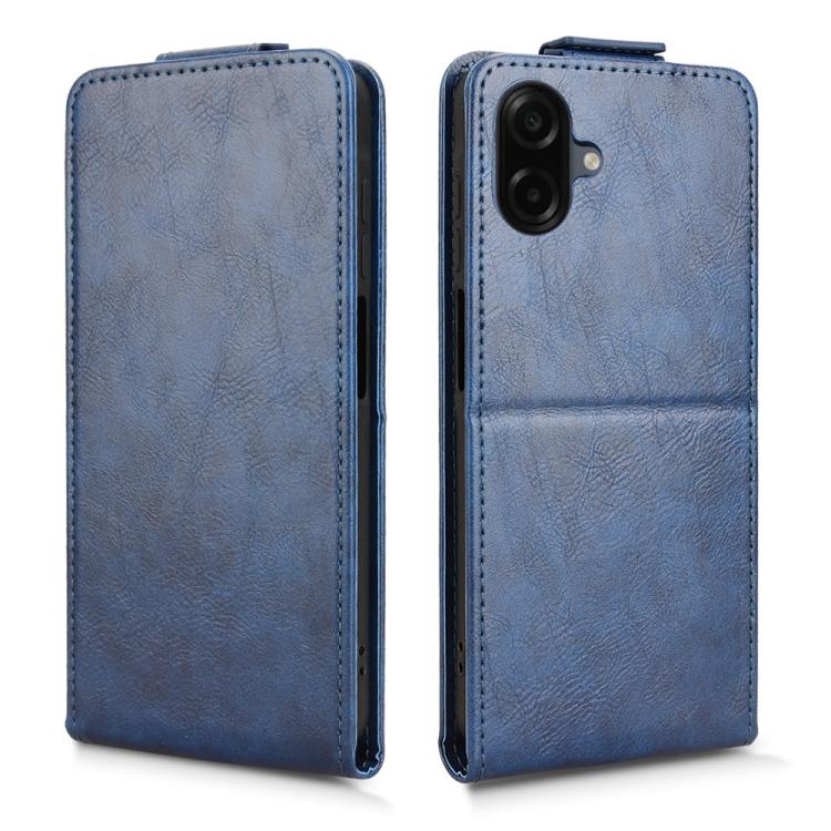 For Samsung Galaxy A07 4G Magnetic Vertical Flip Leather Phone Case with Buckle