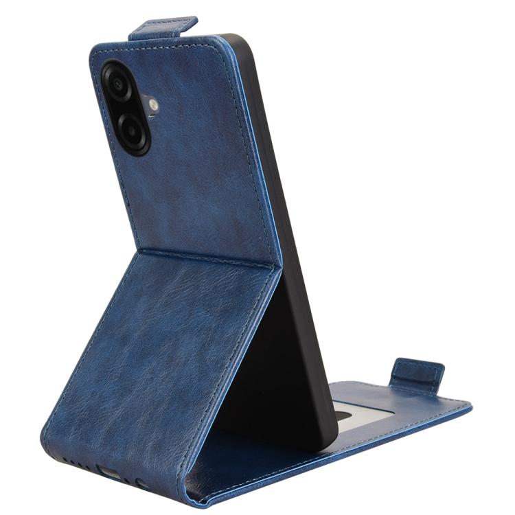 For Samsung Galaxy A07 4G Magnetic Vertical Flip Leather Phone Case with Buckle