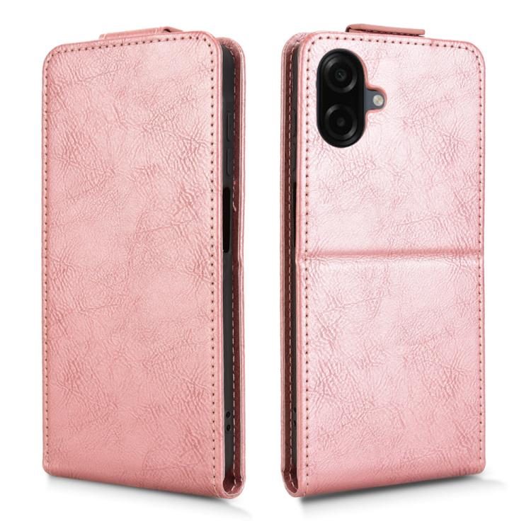 For Samsung Galaxy A07 4G Magnetic Vertical Flip Leather Phone Case with Buckle