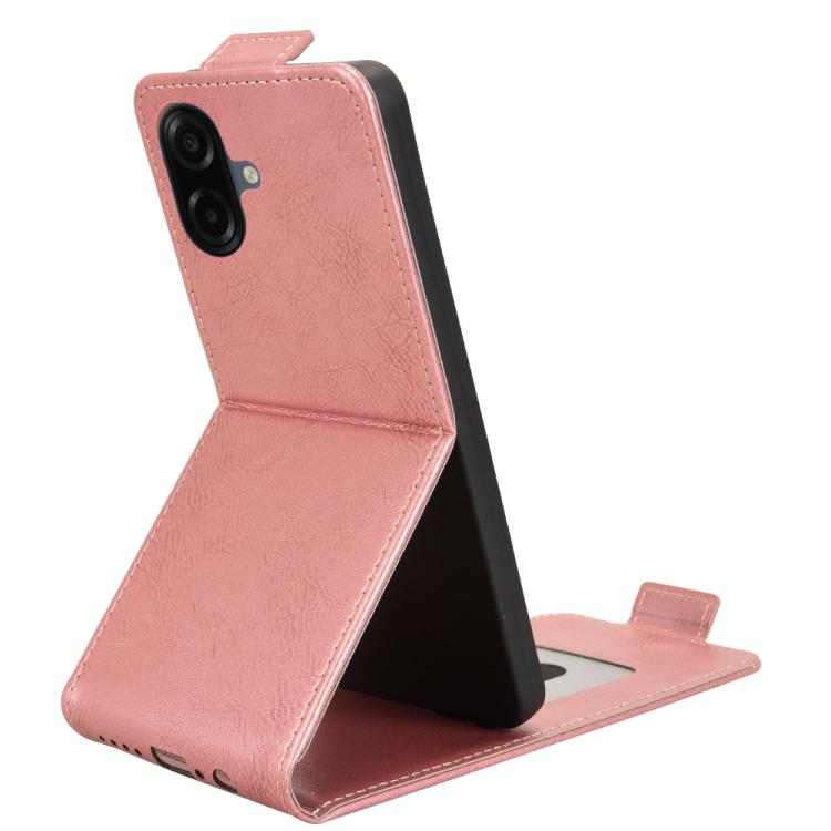 For Samsung Galaxy A07 4G Magnetic Vertical Flip Leather Phone Case with Buckle