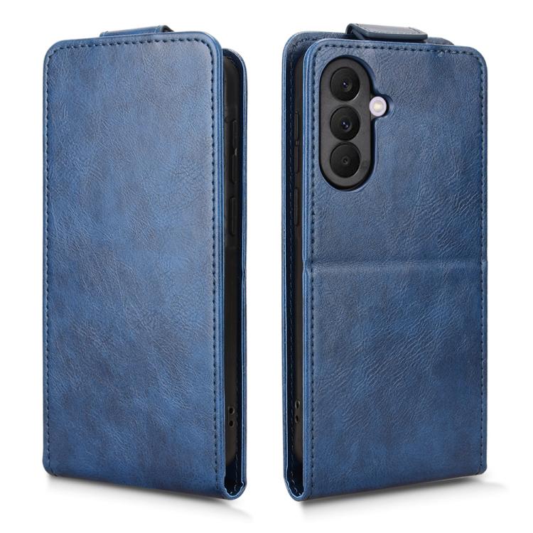 For Samsung Galaxy A37 5G Magnetic Vertical Flip Leather Phone Case with Buckle
