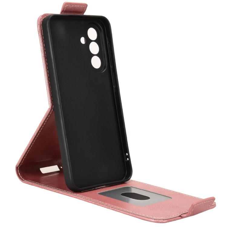 For Samsung Galaxy A37 5G Magnetic Vertical Flip Leather Phone Case with Buckle