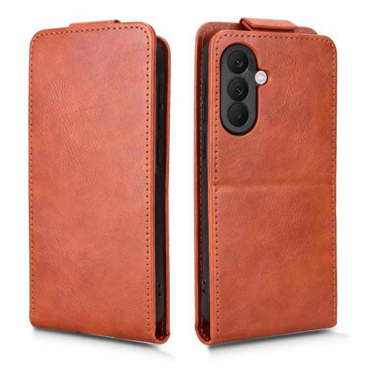 For Samsung Galaxy A37 5G Magnetic Vertical Flip Leather Phone Case with Buckle