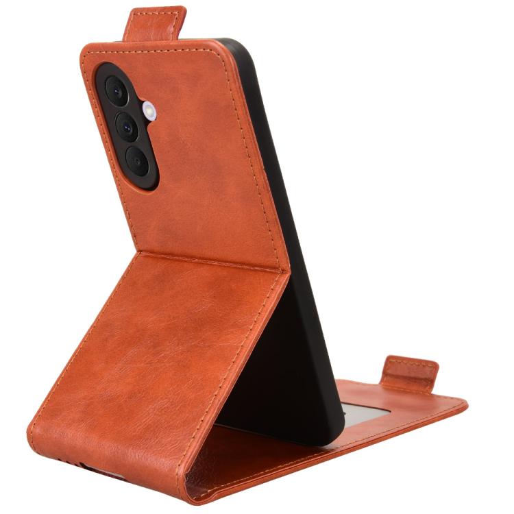 For Samsung Galaxy A37 5G Magnetic Vertical Flip Leather Phone Case with Buckle