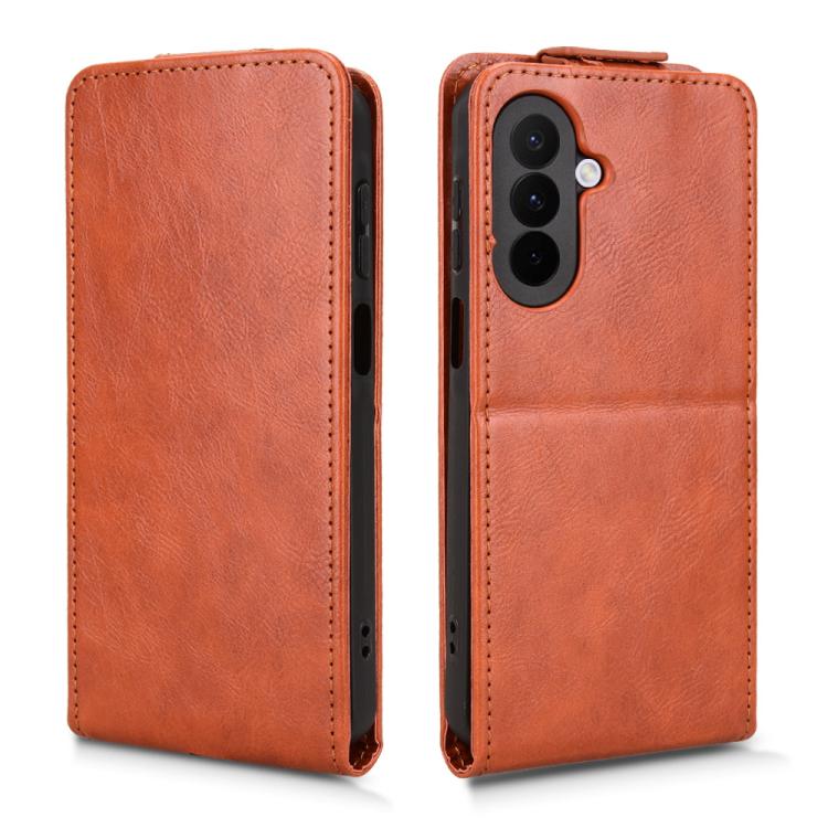 For Samsung Galaxy A27 5G Magnetic Vertical Flip Leather Phone Case with Buckle