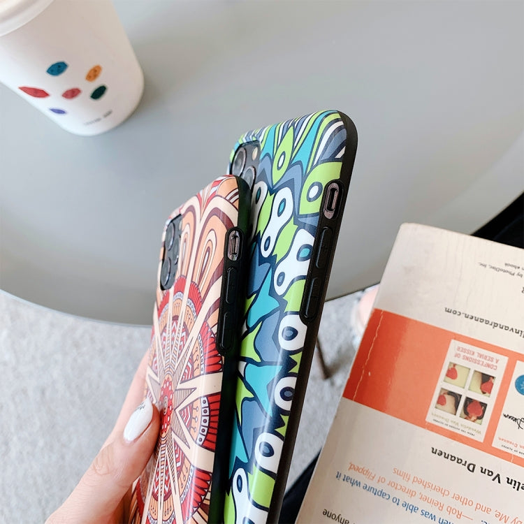 For iPhone 11 Ethnic Style Pattern Protective Case
