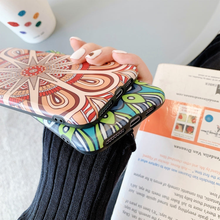 For iPhone 11 Ethnic Style Pattern Protective Case