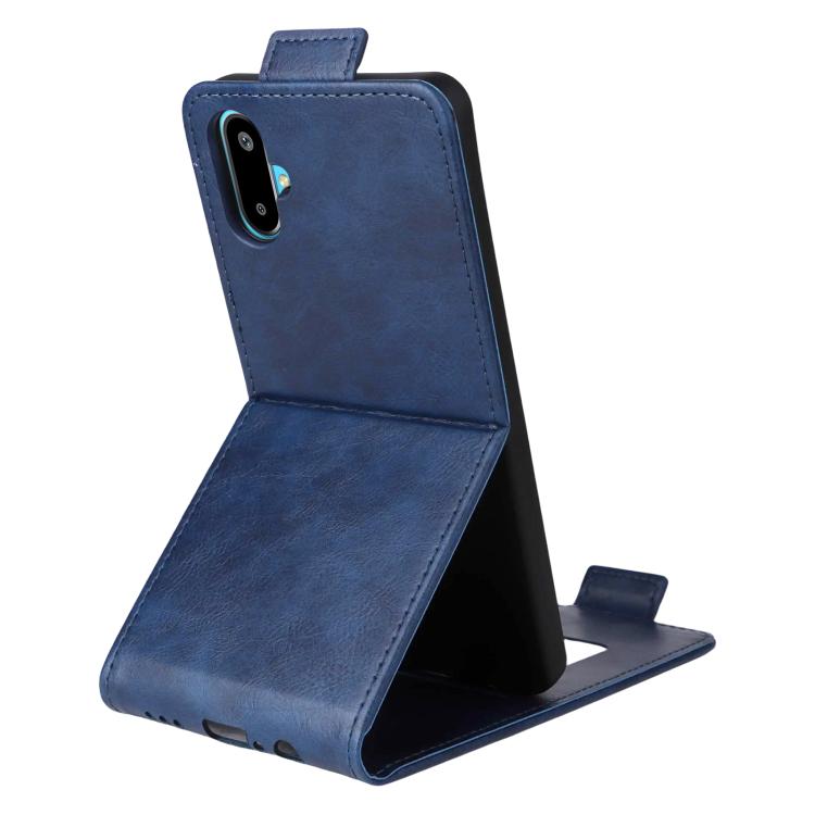 For Samsung Galaxy F06 5G / M06 5G Magnetic Vertical Flip Leather Phone Case with Buckle
