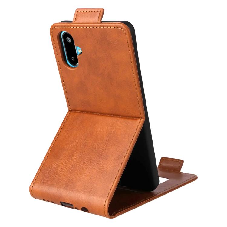For Samsung Galaxy F06 5G / M06 5G Magnetic Vertical Flip Leather Phone Case with Buckle