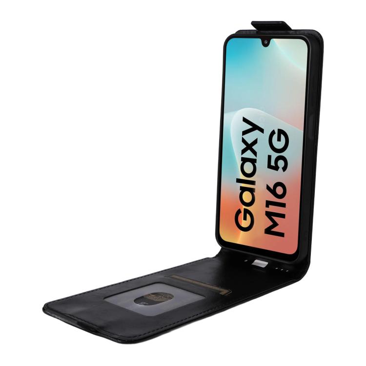 For Samsung Galaxy F16 / M16 Magnetic Vertical Flip Leather Phone Case with Buckle