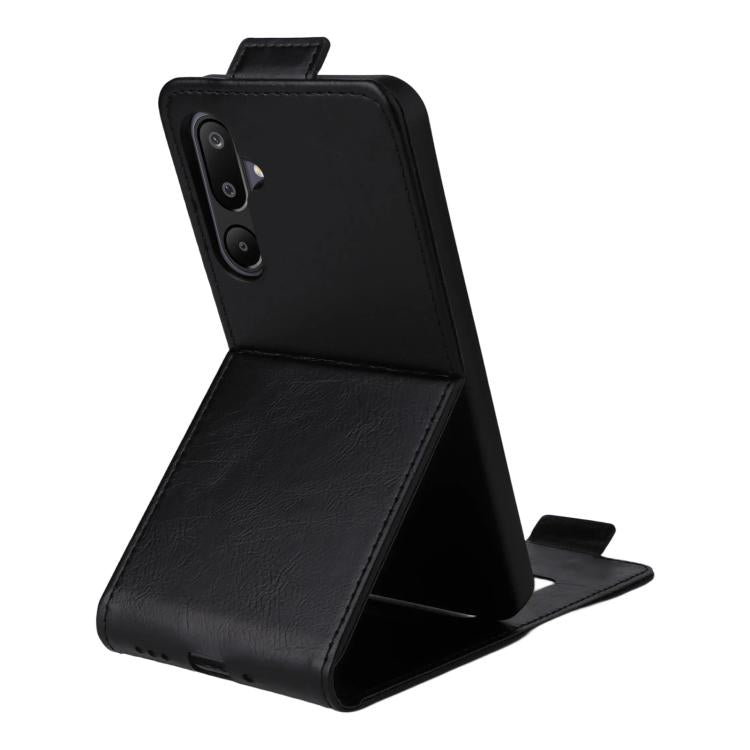 For Samsung Galaxy F16 / M16 Magnetic Vertical Flip Leather Phone Case with Buckle
