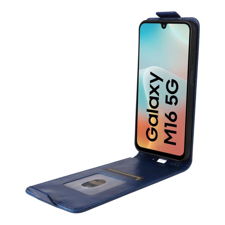 For Samsung Galaxy F16 / M16 Magnetic Vertical Flip Leather Phone Case with Buckle