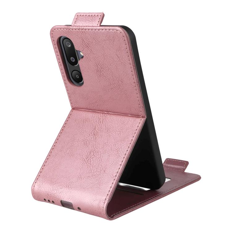 For Samsung Galaxy F16 / M16 Magnetic Vertical Flip Leather Phone Case with Buckle