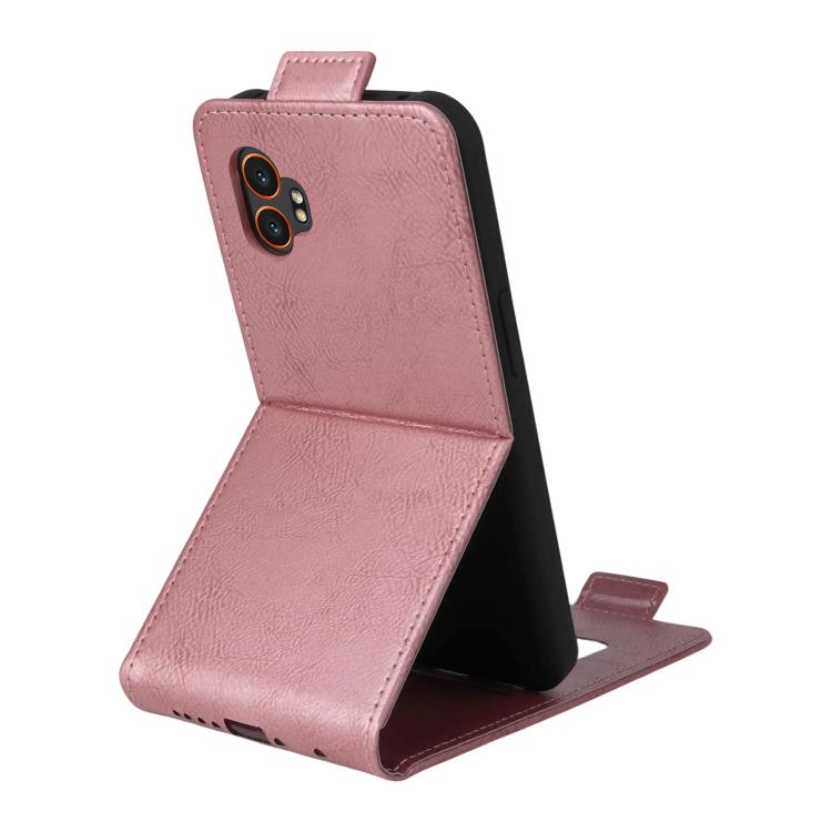 For Samsung Galaxy XCover7 Magnetic Vertical Flip Leather Phone Case with Buckle