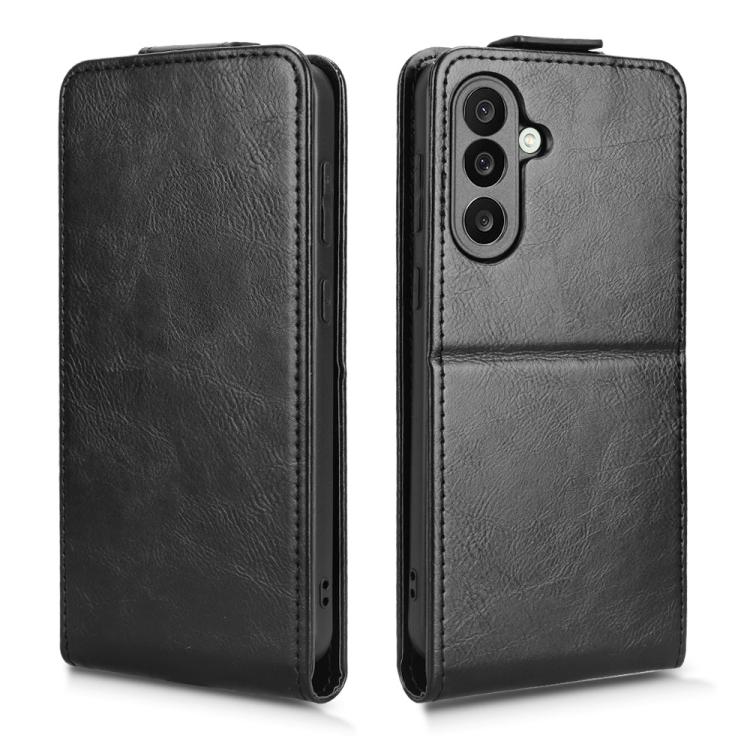 For Samsung Galaxy M56 5G Magnetic Vertical Flip Leather Phone Case with Buckle