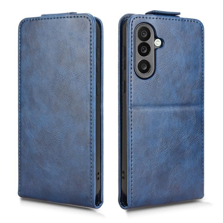 For Samsung Galaxy M56 5G Magnetic Vertical Flip Leather Phone Case with Buckle
