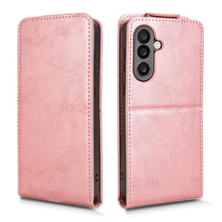 For Samsung Galaxy M56 5G Magnetic Vertical Flip Leather Phone Case with Buckle