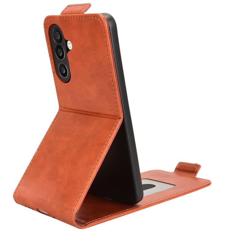 For Samsung Galaxy M56 5G Magnetic Vertical Flip Leather Phone Case with Buckle