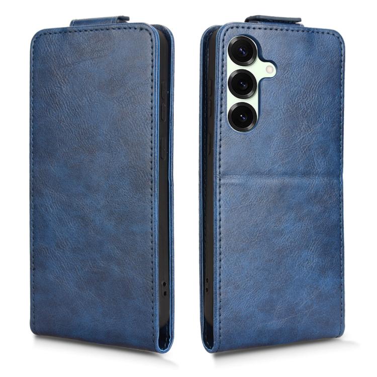 For Samsung Galaxy S25 FE 5G Magnetic Vertical Flip Leather Phone Case with Buckle