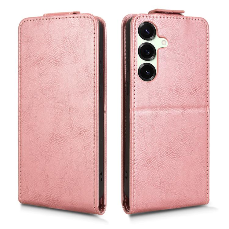 For Samsung Galaxy S25 FE 5G Magnetic Vertical Flip Leather Phone Case with Buckle