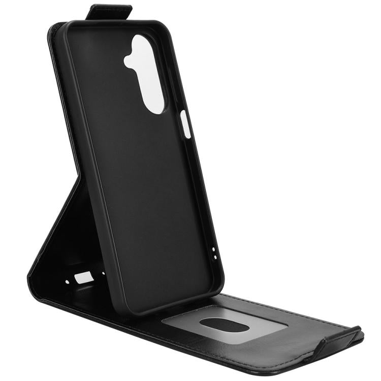 For Samsung Galaxy M36 5G Magnetic Vertical Flip Leather Phone Case with Buckle