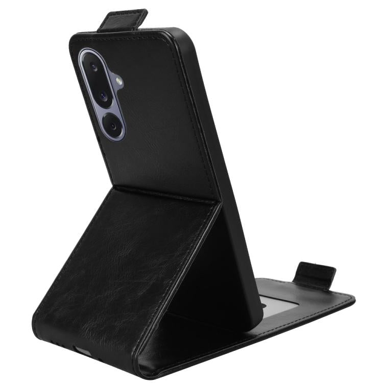 For Samsung Galaxy M36 5G Magnetic Vertical Flip Leather Phone Case with Buckle