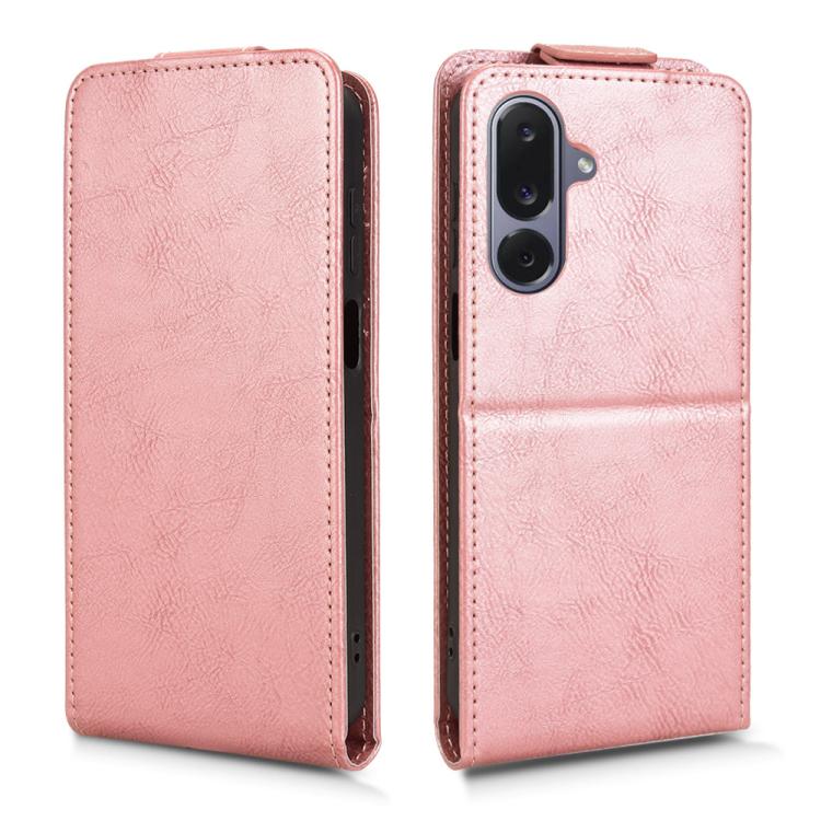 For Samsung Galaxy M36 5G Magnetic Vertical Flip Leather Phone Case with Buckle