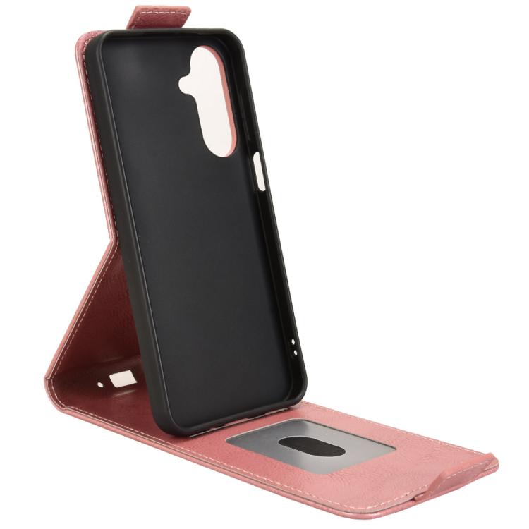For Samsung Galaxy M36 5G Magnetic Vertical Flip Leather Phone Case with Buckle