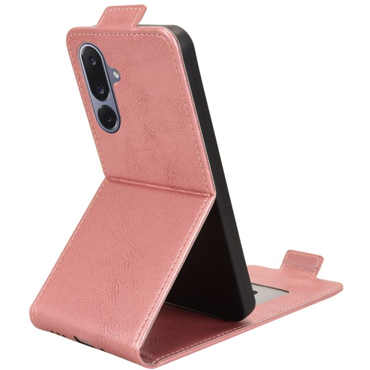For Samsung Galaxy M36 5G Magnetic Vertical Flip Leather Phone Case with Buckle