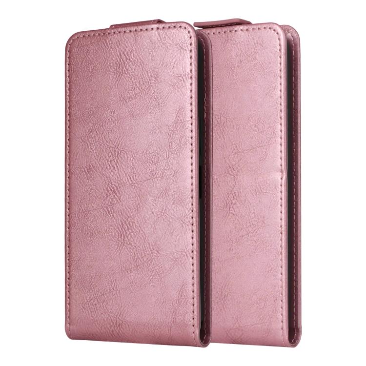 For Sharp Basio Active3 Magnetic Vertical Flip Leather Phone Case with Buckle