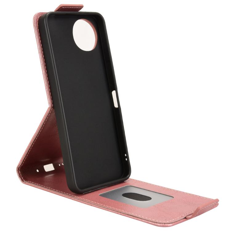 For Sharp Aquos wish5 Magnetic Vertical Flip Leather Phone Case with Buckle