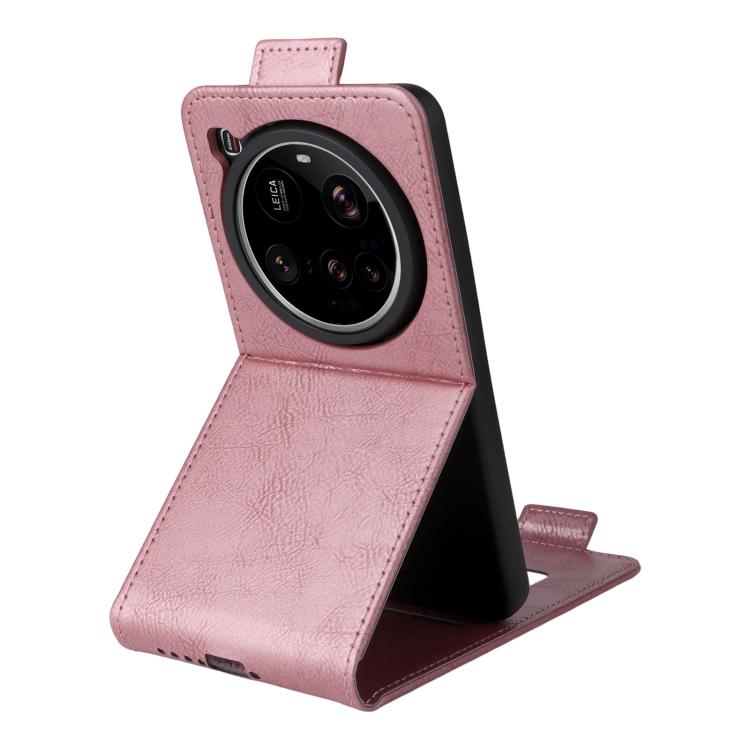 For Xiaomi 15 Ultra 5G Magnetic Vertical Flip Leather Phone Case with Buckle