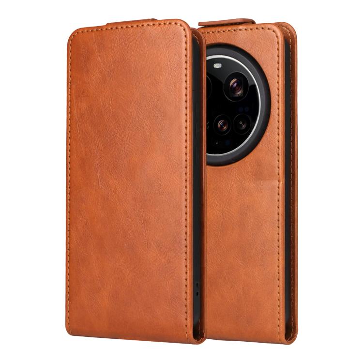 For Xiaomi 15 Ultra 5G Magnetic Vertical Flip Leather Phone Case with Buckle