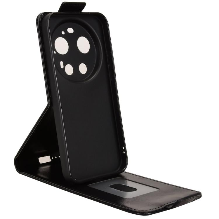 For Xiaomi 17 Ultra Magnetic Vertical Flip Leather Phone Case with Buckle