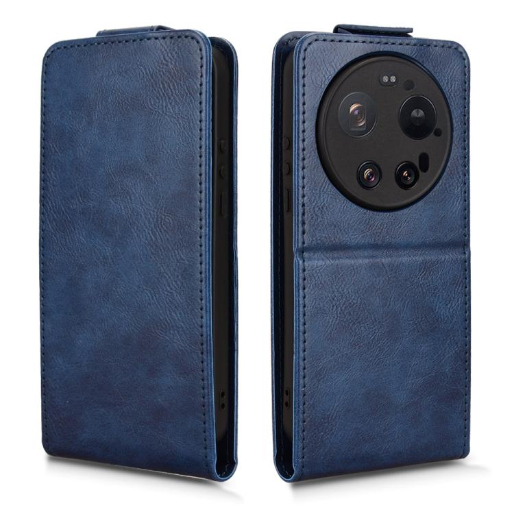 For Xiaomi 17 Ultra Magnetic Vertical Flip Leather Phone Case with Buckle