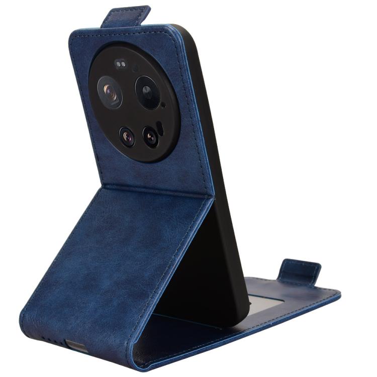 For Xiaomi 17 Ultra Magnetic Vertical Flip Leather Phone Case with Buckle