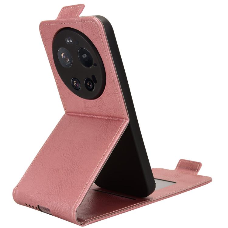 For Xiaomi 17 Ultra Magnetic Vertical Flip Leather Phone Case with Buckle