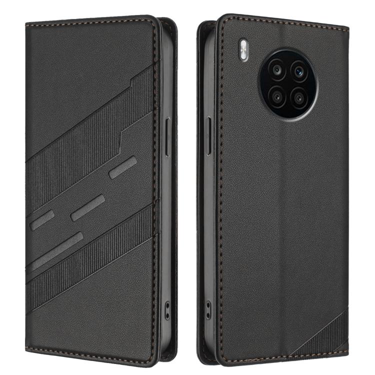 For Honor 50 Lite / Huawei nova 8i Embossed Multi-functional Wallet Retro Leather Phone Case