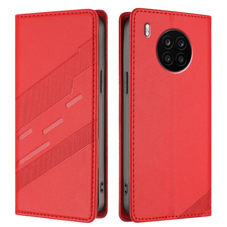 For Honor 50 Lite / Huawei nova 8i Embossed Multi-functional Wallet Retro Leather Phone Case