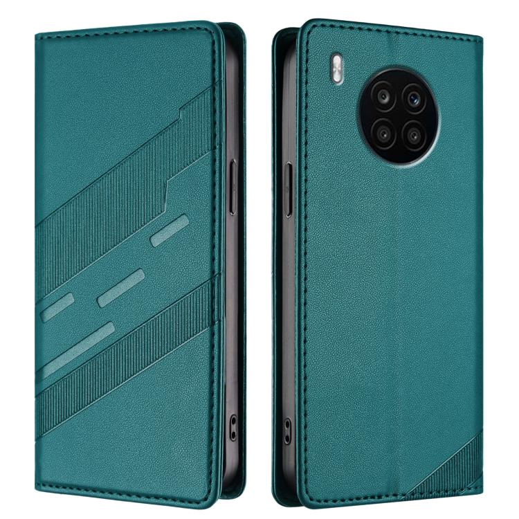 For Honor 50 Lite / Huawei nova 8i Embossed Multi-functional Wallet Retro Leather Phone Case