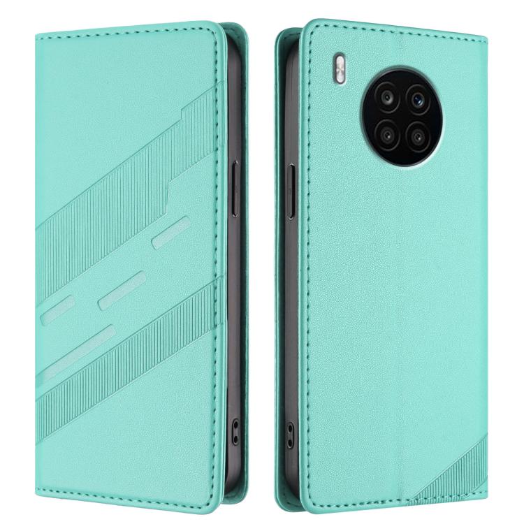 For Honor 50 Lite / Huawei nova 8i Embossed Multi-functional Wallet Retro Leather Phone Case