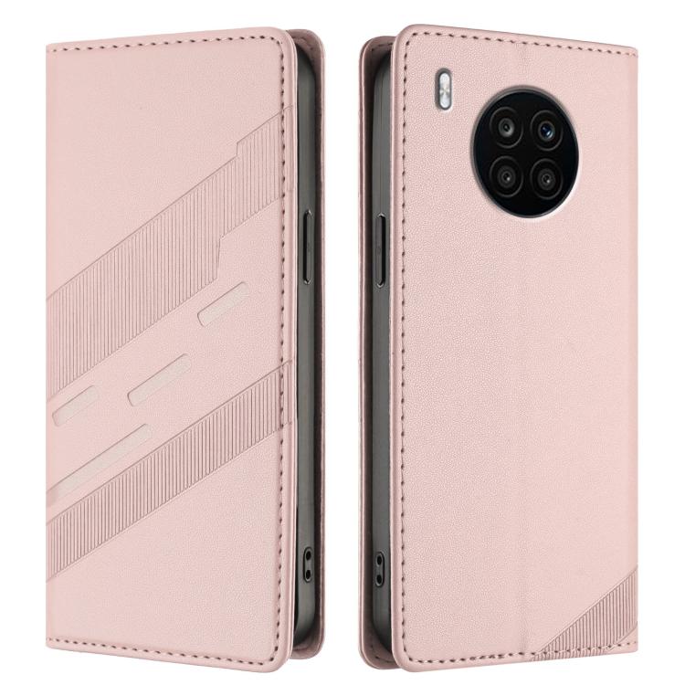 For Honor 50 Lite / Huawei nova 8i Embossed Multi-functional Wallet Retro Leather Phone Case