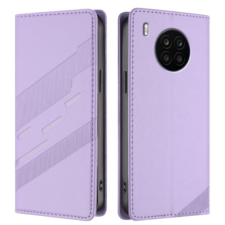 For Honor 50 Lite / Huawei nova 8i Embossed Multi-functional Wallet Retro Leather Phone Case