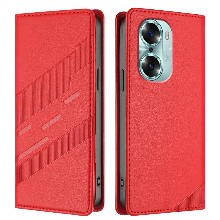 For Honor 60 Embossed Multi-functional Wallet Retro Leather Phone Case
